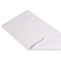 Kittrichrp. 16x28 WHT Shel Bath Mat BMAT-C4K04-04